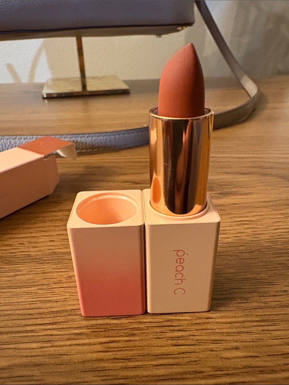 Easy Matte Lipstick - Peach C 07 Cinnamon Brick. Made in Korea